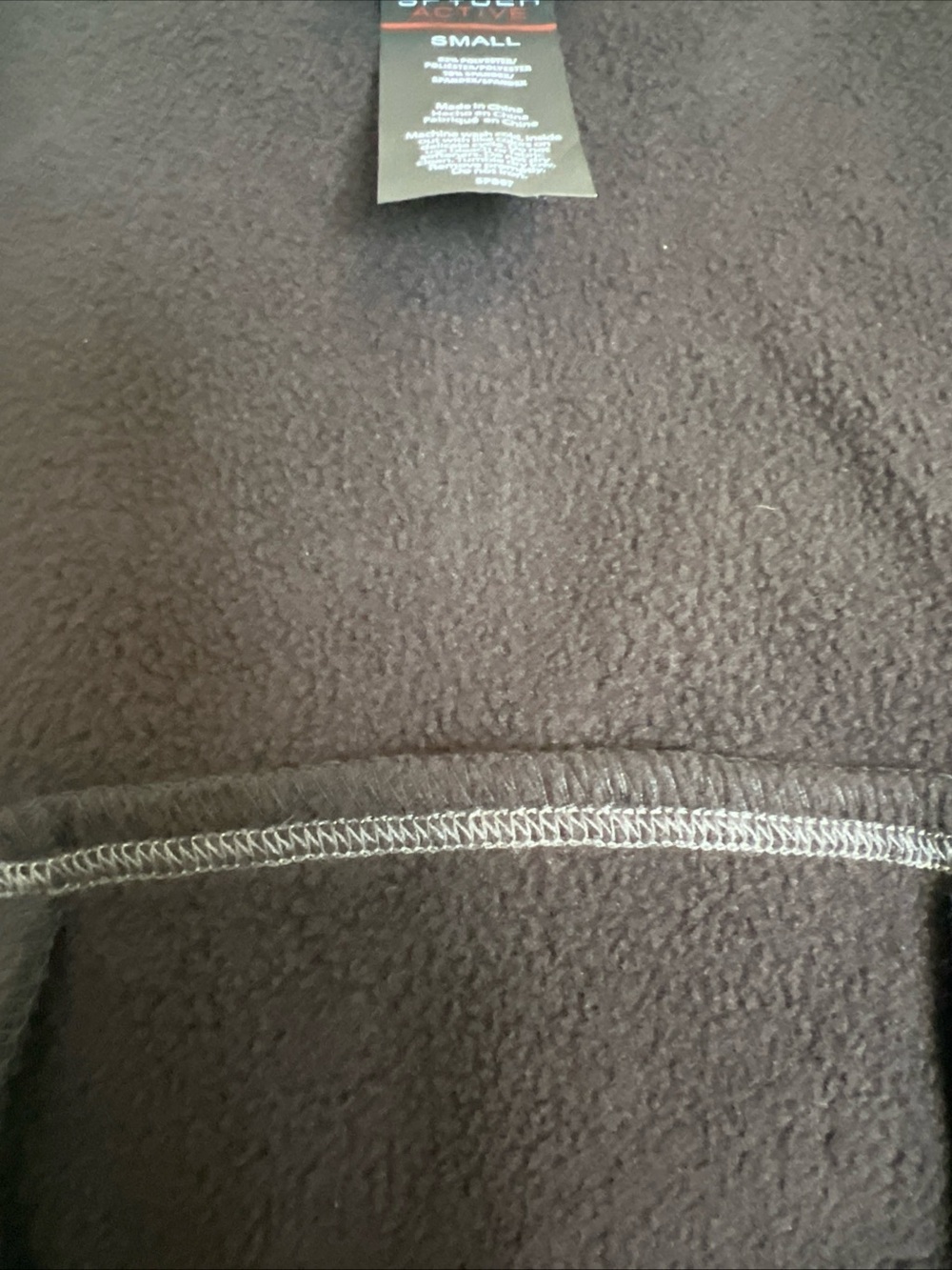 Spyder Active Women’s Black Full-Zip Fleece Lined Yoga Running Jacket Size Small - Picture 9 of 14